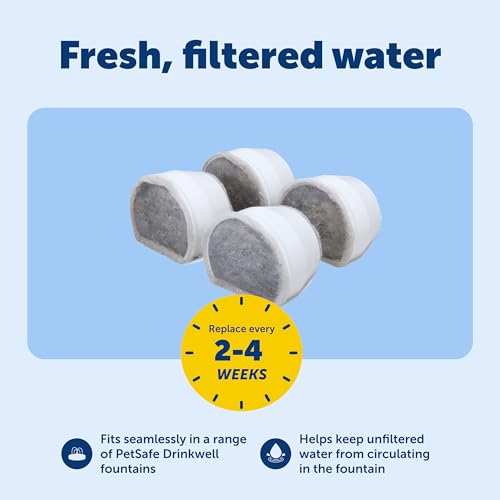 Image of PetSafe Drinkwell Pet Fountain Replacement Carbon Filters, (Pack of 48)