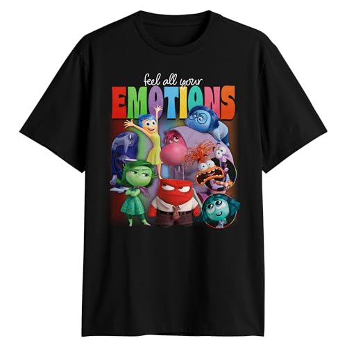 Disney Pixar Inside Out 2 Feel All Your Emotions Adult T-Shirt(SM