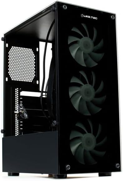 Gabinete Gamer Liketec Matrix V2 - Mid Tower, Frontal Vidro + 3x ...
