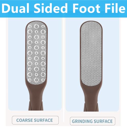 Image of Fu Store 2 Pack Foot Files Callus Remover Foot Rasp Dual Sided Foot File