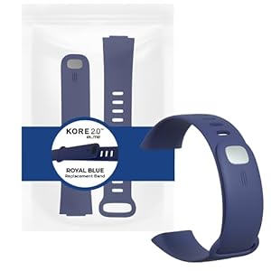 Kore 2.0 Elite Fitness Tracker Replacement Band – Soft, Comfortable Fitness Watch Wristband