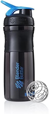 BlenderBottle Mikser sportowy Tritan Shaker/Protein Shaker/butelka na wodę/shaker dietetyczny (28oz / 820 ml) - czarny/zielony