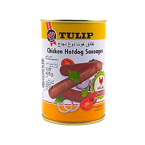 Tulip Chicken Hotdog Sausages Halal, 425g Amazon.in Grocery