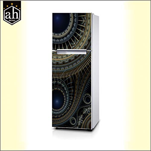 Image of PVC Vinyl Fridge Wrap Sticker for Home (160 cm x 60 cm or 63 X 24 Inches, Design 5)