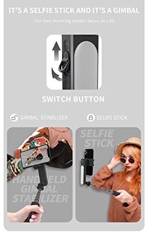 REQO Gimbal Stabilizer for Smartphone Cell Phone Selfie Stick Tripod with Wireless Remote Control - Image 4