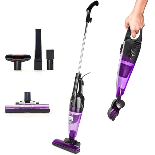 Merlin 2-in-1 Pro Vacuum Cleaner (Purple) | Corded, 850W Powerful Suction, Multiple Attachments |...