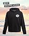 Volcom Boys Hoodie - Long Sleeve Pullover Graphic Hoodie Sweatshirt - Warm Casual Hoodies for Boys (8-20), Size 16, Black Logo