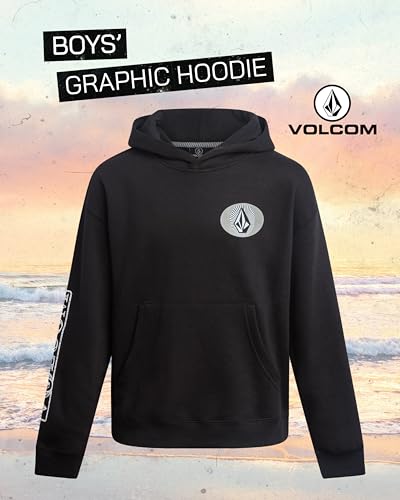 Image of Volcom Boys Hoodie - Long Sleeve Pullover Graphic Hoodie Sweatshirt - Warm Casual Hoodies for Boys (8-20)