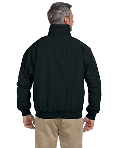 Devon & Jones Men's Three-Season Zipper Shell Jacket, L, BLACK2
