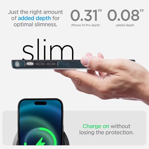 Coque iPhone 11 cuir rétro avec MagSafe pour une élégance durable - 4