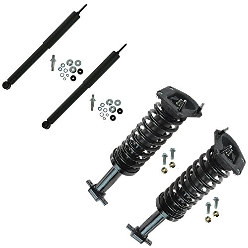 Image of TRQ Front and Rear Complete Strut Assembly & Shock Absorber Kit Complete Strut & Coil Spring Assembly Compatible with 1993-2002 Chevrolet Camaro Pontiac Firebird