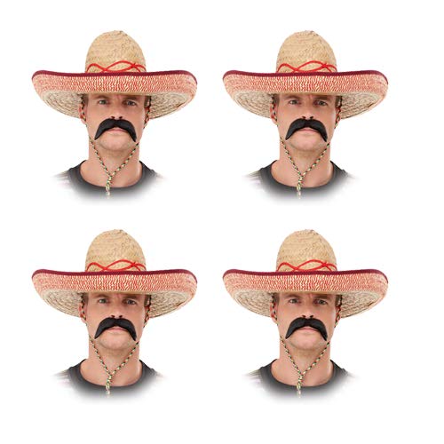 MFDMFD x4 Mexican Sombrero Hats