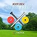 YATTA GOLF Telos Premium Golf Tees – Adjustable Golf Tees – Tee Off with Greater Consistency and Shoot Better Scores - Unbreakable Golf Tees – Lasts The Average Golfer A Season (Fire Red)