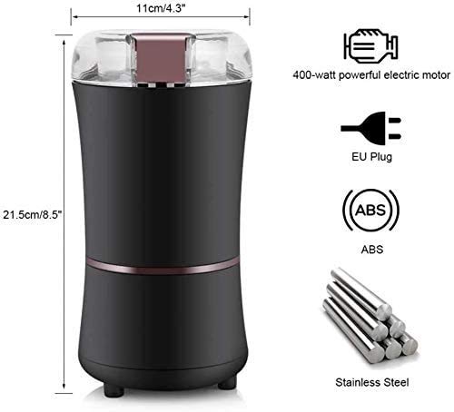 ZOUSHUAIDEDIAN Elektrische Kaffeemühle mit einem Touch, Mahlt Kaffeebohnen, Gewürze, Nüsse und Körner - dauerhafte… – Bild 7