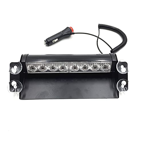 Rear Tail Light Brake Light Dc12V 8 Led Red Blue Yellow White Car Strobe Lights Police Flashing Warning Light Auto Led Emergency Lamp 3 Flash Mode Fog Light Stop Light (Color : Red And Blue) #TOP1