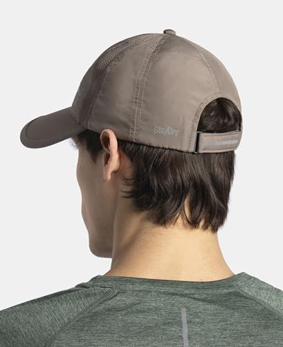 Image of Jockey CP21 Polyester Solid Active Wear Cap with Adjustable Back Closure and Stay Dry Technology