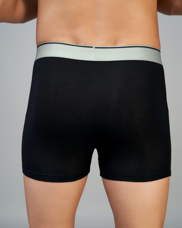 Image of TRENDMALLS Men's Birla Micromodal Regular Fit Solid Men Underwear Boxer with No Marks Waistband