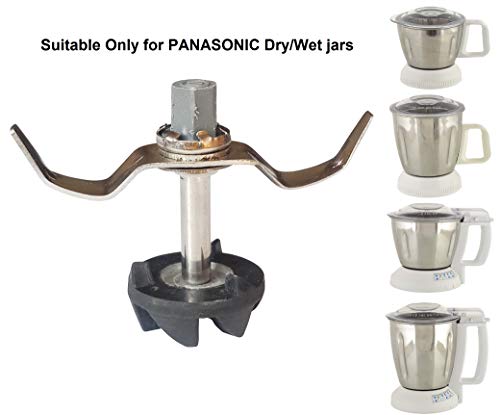 Image of AJS spares- Medium /Big Jar Blade set with Coupler for inchPANASONIC /NATIONAL PANASONIC inch Mixer Griner Jars (1 Set) (Medium /Big Jar Blade Set)