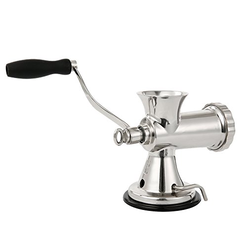 YGFBLSZ Picadora de Carne Manual y embutidora de Salchichas Mezcladora de Carne de Acero Inoxidable 304 Embutidora de Salchichas Apertura de llenado: 8 mm,