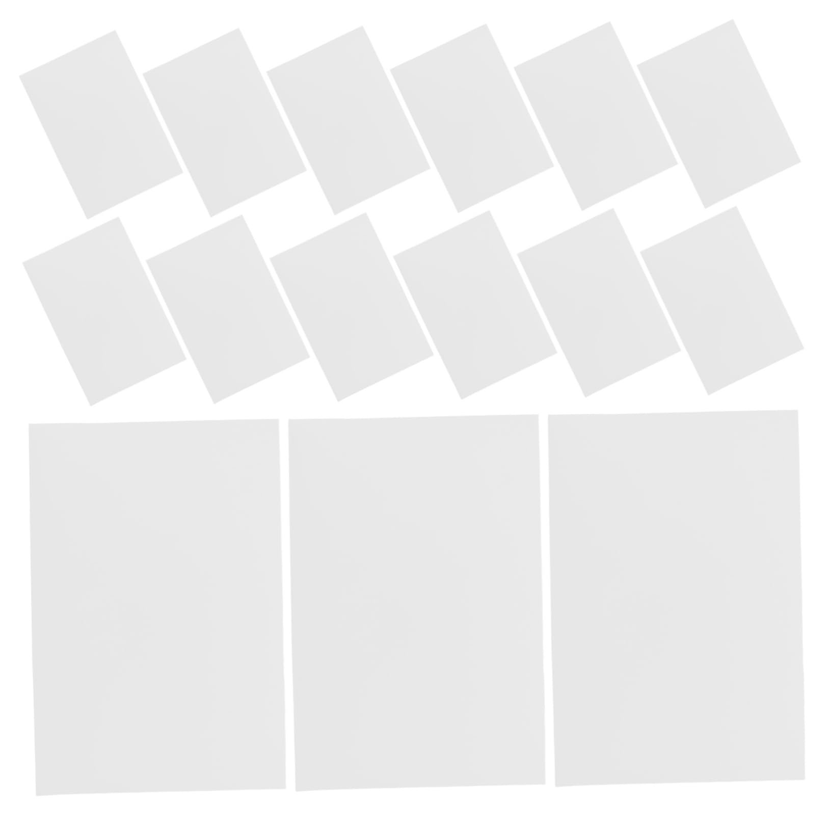Lot De 100 Couvertures Transparentes Mates En Plastique Pour Cahiers, Classeurs Et Bandes Dessinées. Haute Transmission Lumineuse, Protège Contre L'usure.