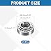 uxcell 25Pcs Self-Clinching Nuts, #4-40 x 0.11 304 Stainless Steel Pressure Rivet Nut Mounting Hardware Fastener for Construction Industry
