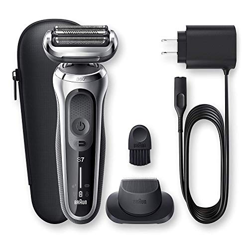 Braun 00069055885697 Series 7 7020S Flex Electric Razor For Men With Precision Trimmer, Wet & Dry, Rechargeable, Cordless Foil Shaver thumb #5