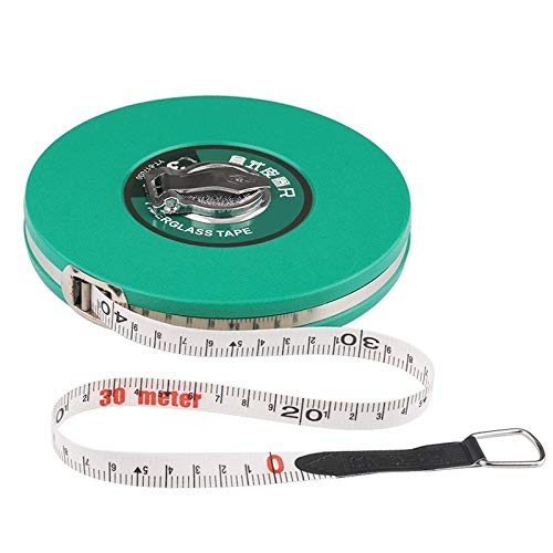 Gaodpz La Fibra de Vidrio Cinta métrica 10/15/20/30 50M retráctil Regla Flexible Calibre Herramientas