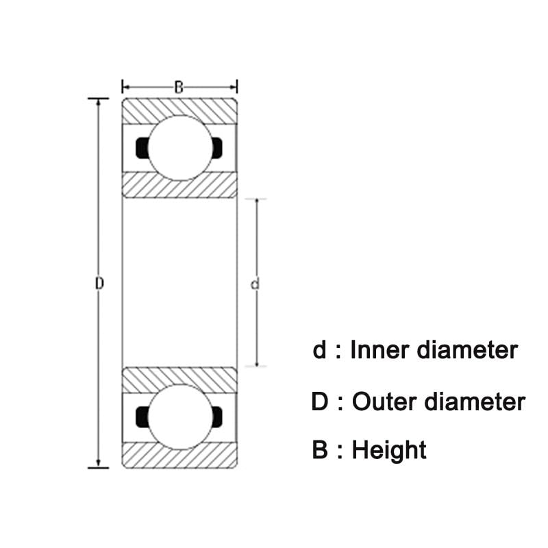 Roulement Céramique RT-6000-2RS / 10x26x8 - Enjoy Bikes