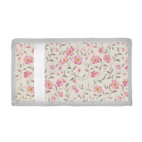 ALAZA Kids Wallets for Boys Girls Toddler Trifold Wallet Children Small Pink Floral with Zipper Coin Pocket2