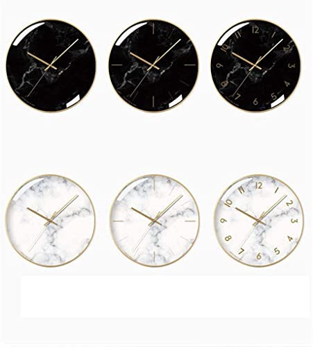 Horloge de couloir domestique aspect marbre chic et moderne - 6