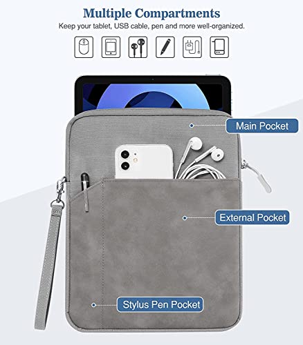ProElite Tablet Sleeve Case Cover for Upto 11.5 inch for iPad 10.2/Air 10.9/Pro 11/ Samsung/Lenovo/Galaxy Tab A9 Plus/S8/S9/Realme Pad/Honor Pad X9/Xiaomi Mi pad 7/Redmi Pad/Oneplus Pad, Dark Grey