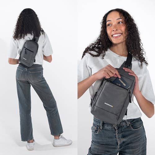 Image of Sherpani Metro, Reversible Anti-Theft Sling Bag, 5L Travel Crossbody Backpack, Chest Purse for Travel, Hiking, or Everyday