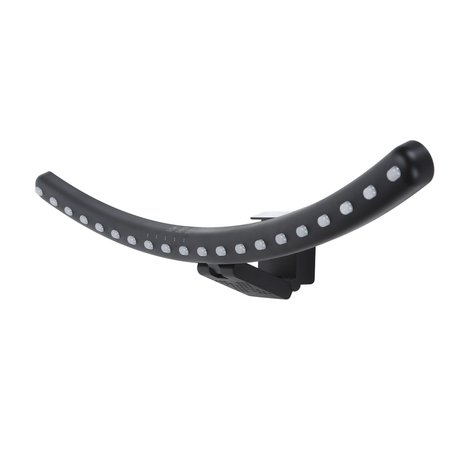 Barra Luminosa per Monitor a LED, Lampada da Scrivania Curva per la Cura degli Occhi, Lampada Touch Alimentata Tramite USB Ad Angolo Regolabile con 3 Temperature di Colore e Attenuazione