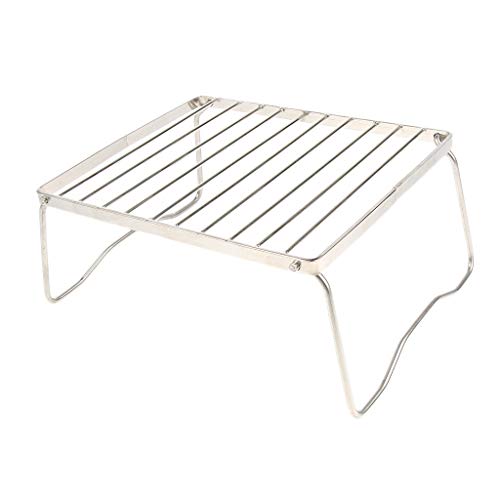 YIJU Suporte para Fogão com Queimador Dobrável para Camping Suporte para Churrasqueiras E Churrasque