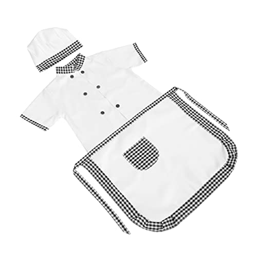 OATIPHO Costume for Boys and Girls Boys Toddler Apron Set Cooking Hat Role Play