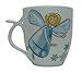 Produktbild Cha Cult Porzellan Teetasse mit Schutzengel Motiv (mit Schneefocke, Blau)