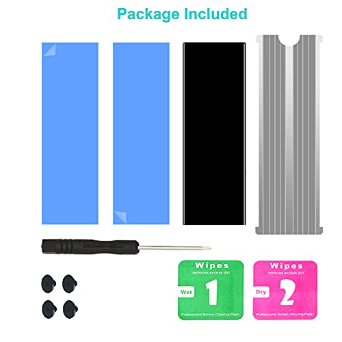 Image of SGTKJSJS M.2 Heatsink Cooler 2280 SSD Double-Sided Heat Sink with Thermal Silicone pad for PS5 /PC PCIE NVME M2 SSD (Silver)