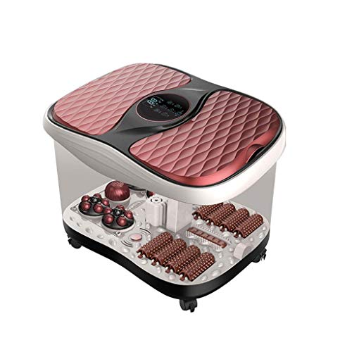 Motorisierter Doppelfuß-Whirlpool-Massagegerät mit Wärme, Frequenzumwandlung, Rotlicht-Massage, Einstellbarer Zeit und Temperatur