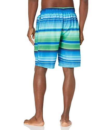 Image of Kanu Surf Men's Big Viper Extended Size Stripe Swim Trunk