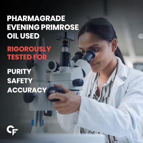 Carbamide Forte Evening Primrose Oil Capsules 1250mg For Women | Pure & Cold Pressed Primrose Oil Capsules | Evening Primrose Oil | Supplement for Hormonal Balance, Immunity & Skin Health | 60 Capsule