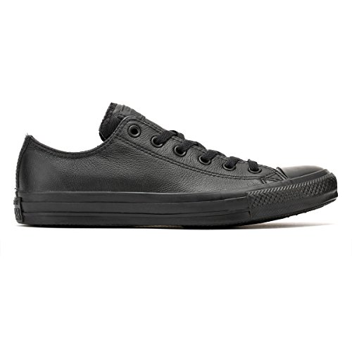 Converse All Star Leather Ox Unisex Trainers Black Black - 5.5 UK2