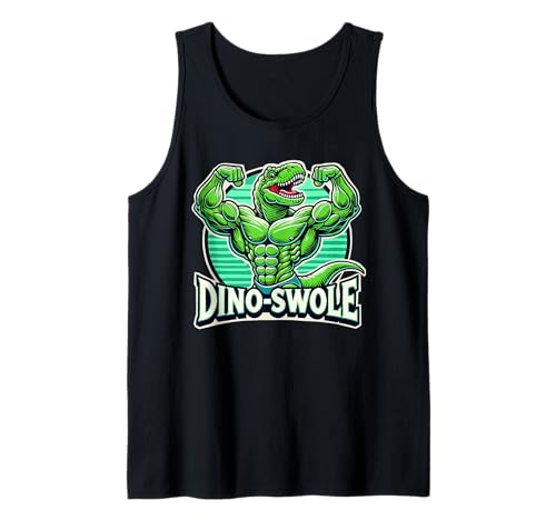 Dino Swole - Dinosauro divertente per allenamento e bodybuilding Canotta