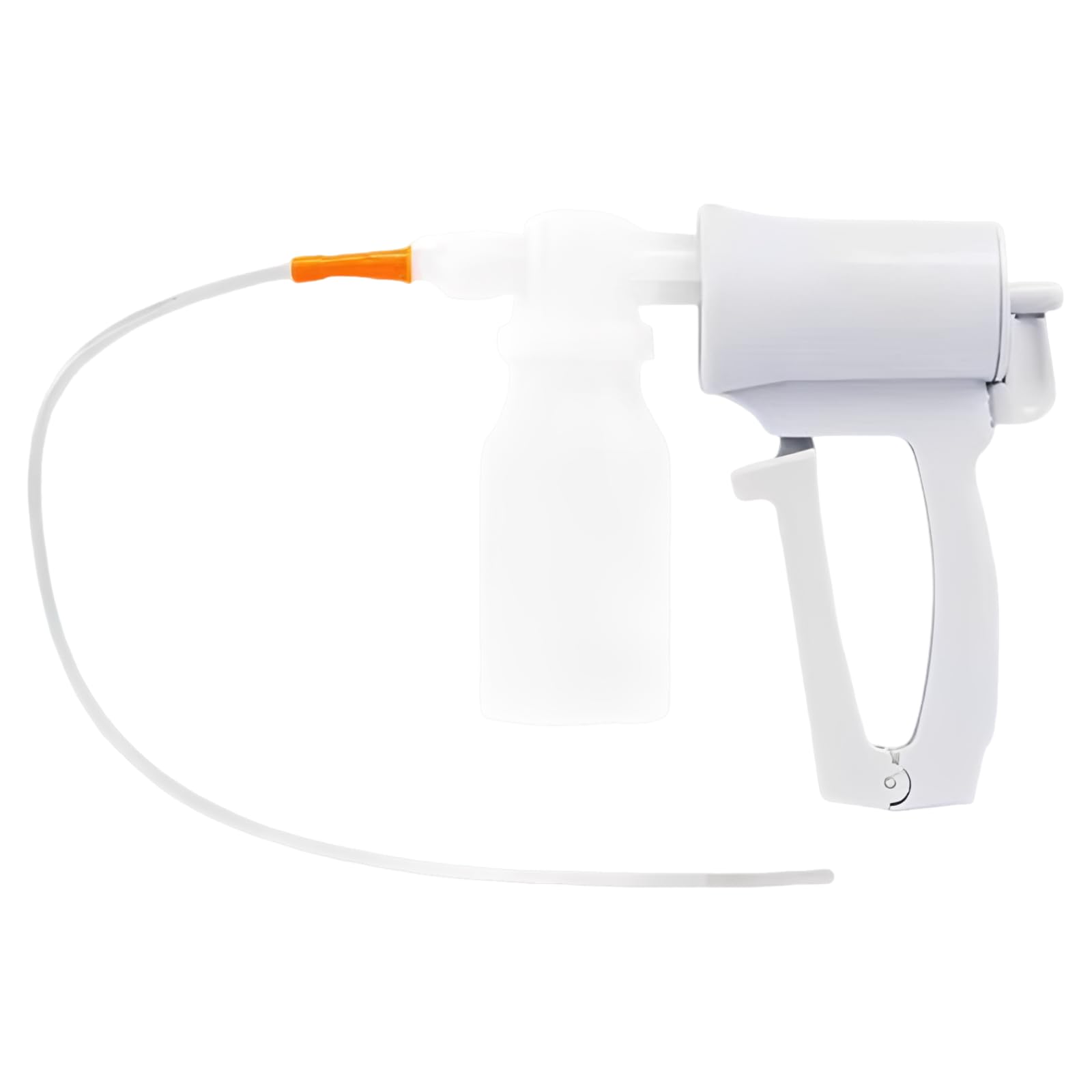 Sputum Absaugpumpe, manuell, tragbarer Aspirator mit handbetätigtem Auslöser, kontrollierte Saugleistung, leicht zu reinigen, kompaktes Design für Zuhause und unterwegs
