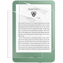 MoKo 2 Pack Anti-Glare Matte Screen Protector for 6 inch Mini Kindle 11th Generation 2024/2022, Kindle Basic, Kobo Clara, Scratches Resistance, Anti-Bubble Clear PET Film, Kindle Accessories Matcha
