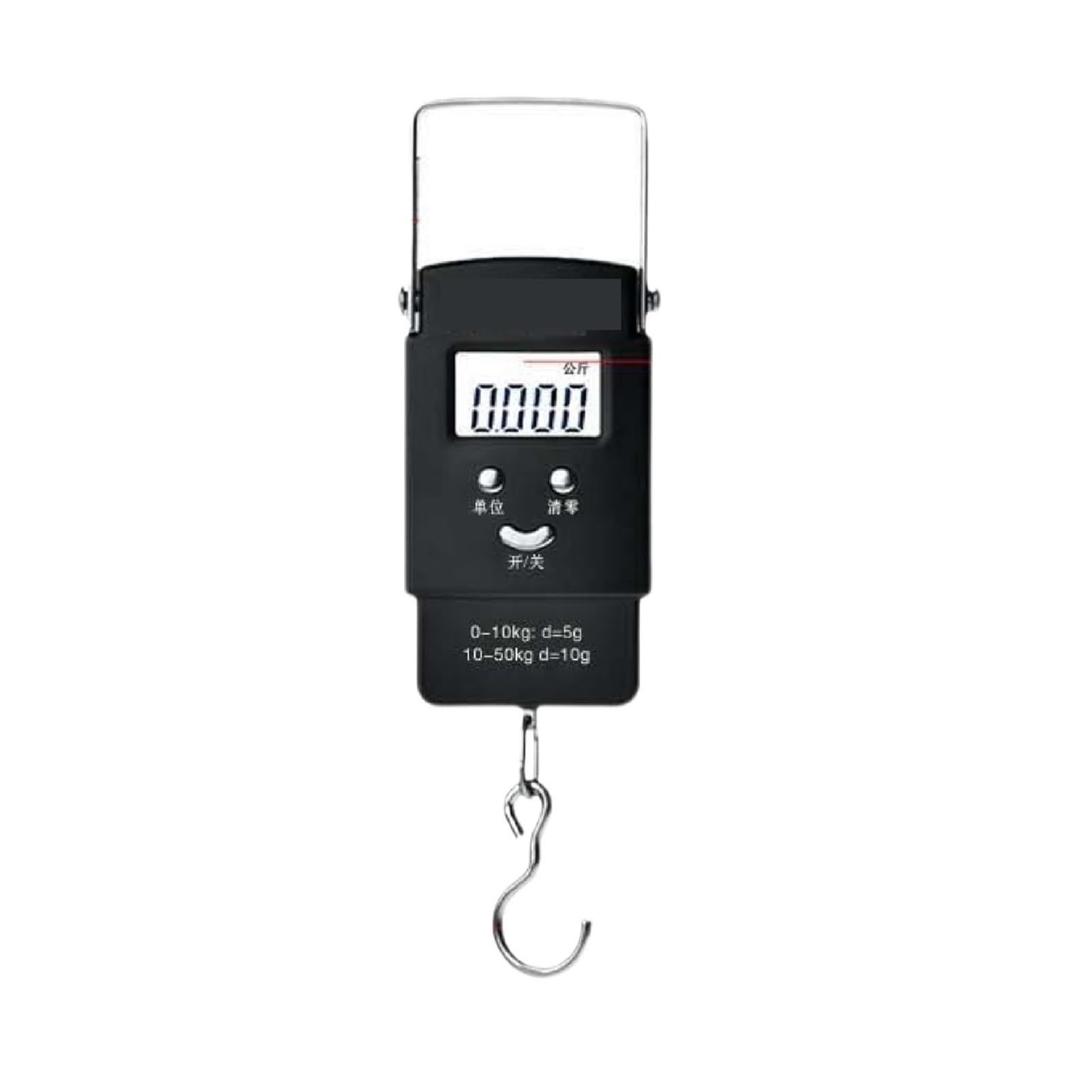 Bilancia sospesa digitale LCD, bilancia con gancio portatile da 50 kg | Bilancia da pesca for bagagli