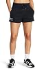 Under Armor UA Icon Fleece Boxer Shorts Womens Shorts, Black, XS