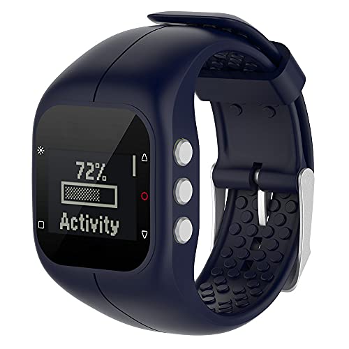 Cinturino di ricambio compatibile con cinturino POLAR A300 Sport impermeabile cinturino di ricambio in silicone per Polar A300