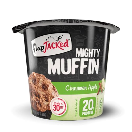 FlapJacked Mighty Muffins, Gluten-Free Cinnamon Apple, 12 Pack