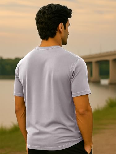 Image of Nobero Men's Regular Graphic Printed T-Shirt for Men | Soft Cotton | Classic Fit | Printed Casual Tshirt for Men