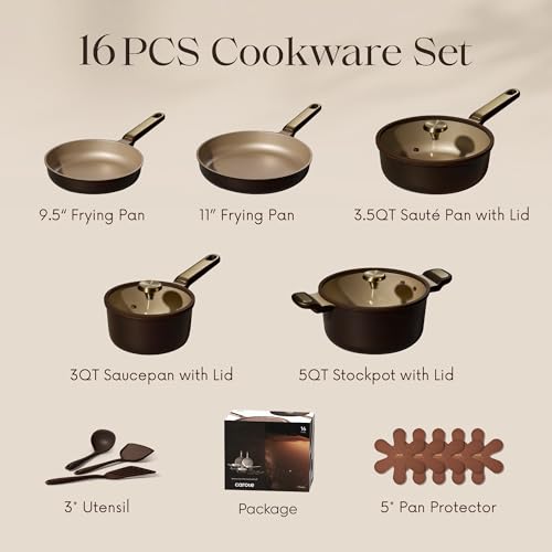 Ahorra 60% en Juego de Ollas y Sartenes Antiadherentes CAROTE - Image 2